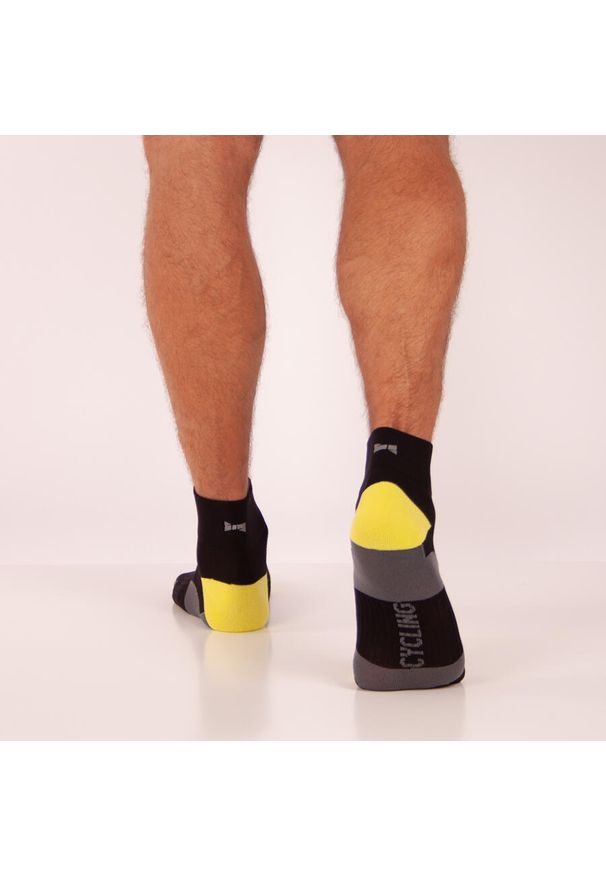 XTREME SOCKSWEAR - Skarpety kolarskie Xtreme Quarter, 3 par, Multi Czarne. Kolor: czarny. Sport: kolarstwo