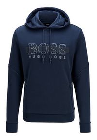 BOSS - Boss Bluza Soody TR 50436224 Granatowy Regular Fit. Kolor: niebieski. Materiał: syntetyk, bawełna #4