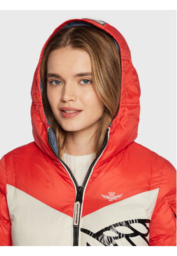 Aeronautica Militare Kurtka zimowa 222AB2051DCT3036 Czerwony Regular Fit. Kolor: czerwony. Materiał: syntetyk. Sezon: zima