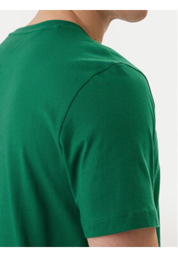 TOMMY HILFIGER - Tommy Hilfiger T-Shirt Ess Seasonal MW0MW39995 Zielony Regular Fit. Kolor: zielony. Materiał: bawełna