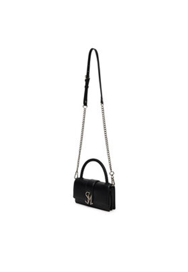 Steve Madden Torebka Brage SM13001757 Czarny. Kolor: czarny. Materiał: skórzane