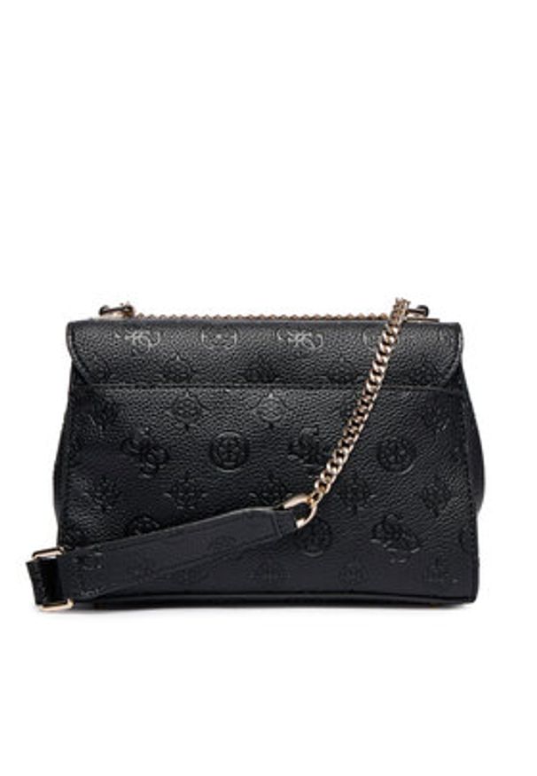 Guess Torebka Cresidia II HWPD98 88210 Czarny. Kolor: czarny. Materiał: skórzane