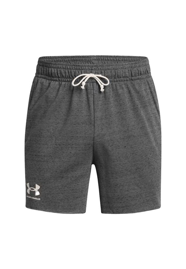 Szorty Under Armour Rival Terry. Kolor: szary, biały, wielokolorowy