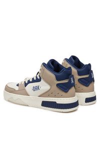 Dorko Sneakersy Easy High DS24F22M Biały. Kolor: biały. Materiał: skóra