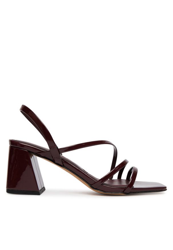 Aldo Sandały Atlanticus 14190608 Bordowy. Kolor: czerwony. Materiał: skóra