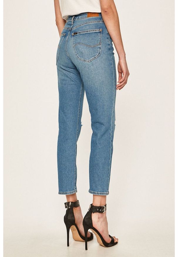 Lee - LEE CAROL NEW STRAIGHT DAMSKIE SPODNIE JEANSOWE L30UDJGU 112106737
