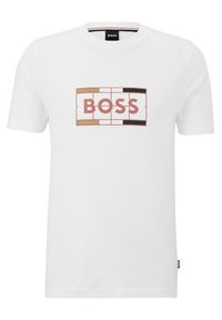 BOSS - Boss T-Shirt 50486210 Biały Slim Fit. Kolor: biały. Materiał: bawełna #2