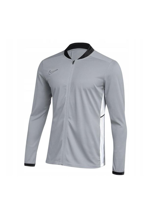 Nike - Męska Kurtka Dresowa DriFit Academy 25 FZ9824. Kolor: szary, wielokolorowy, czarny. Materiał: dresówka. Sport: turystyka piesza
