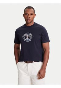 Guess T-Shirt M5YI62 K8FQ4 Granatowy Regular Fit. Kolor: niebieski. Materiał: bawełna
