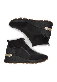 Rieker Botki CEO-N6361-00 Czarny. Kolor: czarny. Materiał: materiał #6
