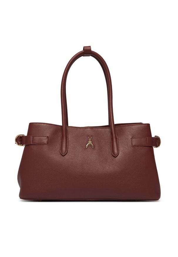 Patrizia Pepe Torebka 8B0305/L162 Brązowy. Kolor: brązowy. Materiał: skórzane