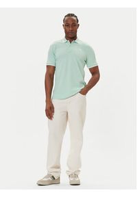 G-Star RAW - G-Star Raw Polo Dunda D17127-5864 Zielony Slim Fit. Typ kołnierza: polo. Kolor: zielony. Materiał: bawełna