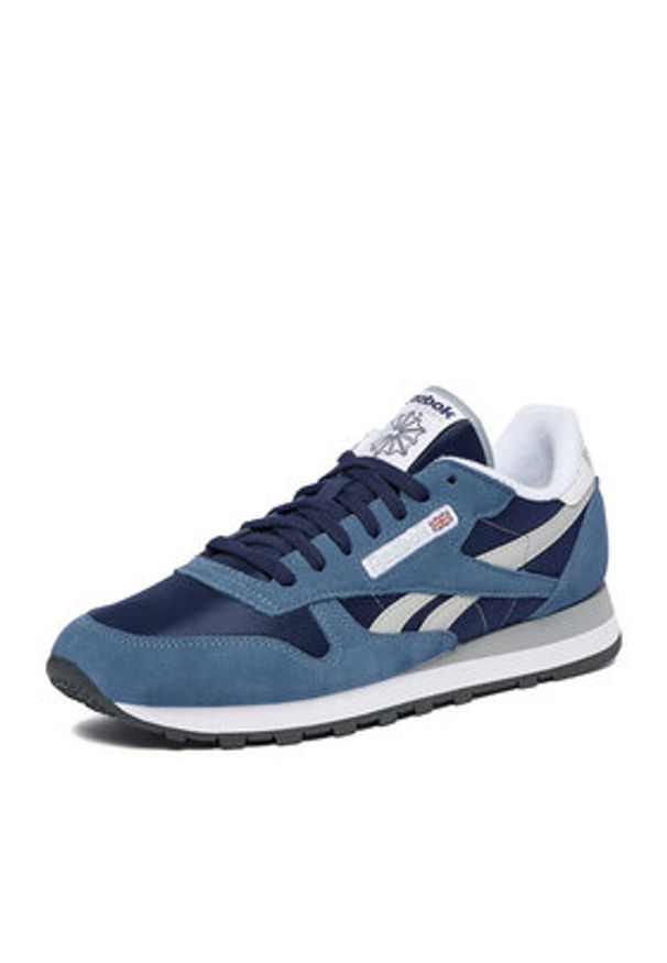 Reebok Sneakersy EO-CLASSIC LEATHER 100230514 Granatowy. Kolor: niebieski. Materiał: zamsz, skóra. Model: Reebok Classic