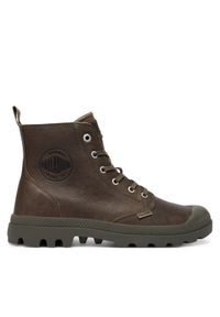 Palladium Trapery Pampa Zip Lth Ess 76888-308-M Zielony. Kolor: zielony. Materiał: skóra