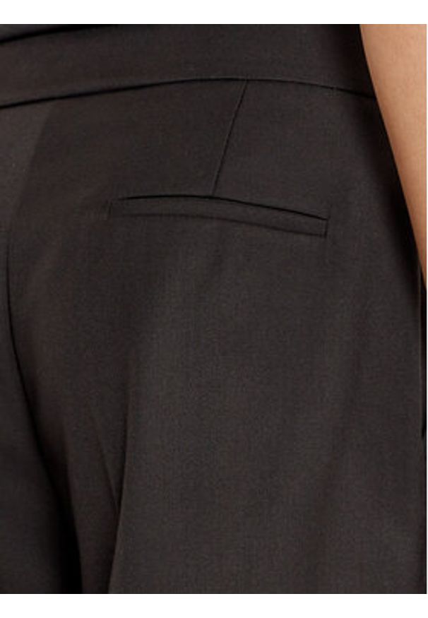 ACCESS FASHION Spodnie materiałowe 44-5039-116 Czarny Wide Leg. Kolor: czarny. Materiał: syntetyk