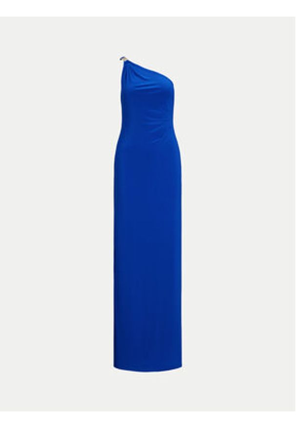 Lauren Ralph Lauren - LAUREN RALPH LAUREN Sukienka wieczorowa 253751483032 Niebieski Slim Fit. Kolor: niebieski. Materiał: syntetyk. Styl: wizytowy