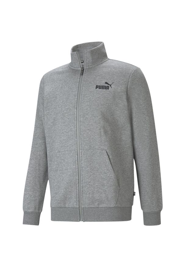 Puma Essentials Track Fleece Full Zip, Szary. Kolor: szary. Sport: turystyka piesza