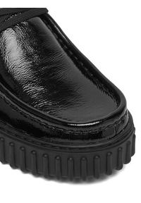 Clarks Półbuty Torhill Bee 26179111 Czarny. Kolor: czarny. Materiał: lakier, skóra