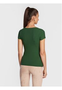 Guess Bluzka Karlee Jewel W2YP24 KBCO2 Zielony Slim Fit. Kolor: zielony. Materiał: wiskoza #4