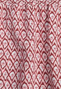 Renee - Różowo-Czerwone Szerokie Spodnie z Wiskozy z Marszczoną Gumką w Talii Mellody. Kolor: różowy. Materiał: wiskoza. Styl: boho #8