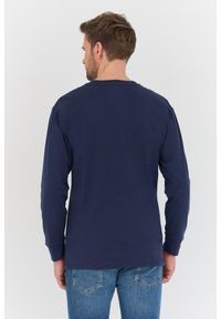 Tommy Jeans - TOMMY JEANS Granatowy longsleeve. Kolor: niebieski. Długość rękawa: długi rękaw #6