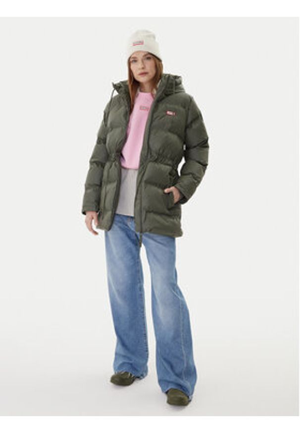 Hunter Kurtka zimowa Lemhi HARW0002252 Zielony Regular Fit. Kolor: zielony. Materiał: syntetyk. Sezon: zima