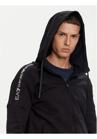 EA7 Emporio Armani Bluza 6DPM12 PJOGZ 1200 Czarny Regular Fit. Kolor: czarny. Materiał: bawełna #4