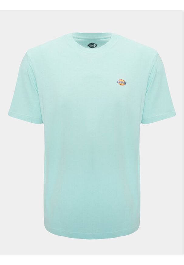 Dickies T-Shirt Ss Mapleton DK0A4XDB Turkusowy Regular Fit. Kolor: turkusowy. Materiał: bawełna