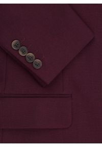 Pako Lorente - PAKO LORENTE – Bordowy garnitur męski. Kolor: czerwony. Materiał: poliester, wiskoza, elastan #10