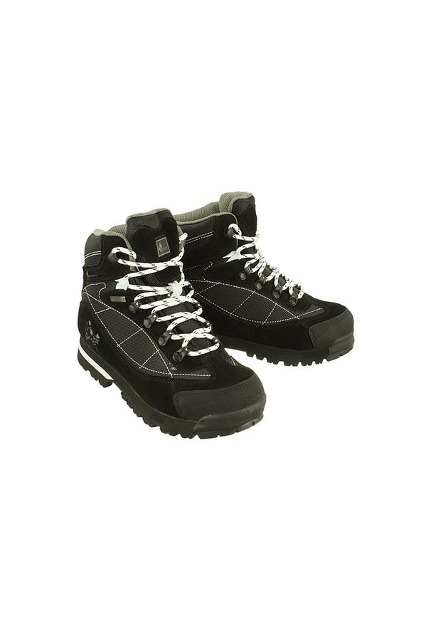 Czarne buty trekkingowe Vemont na sznurówki