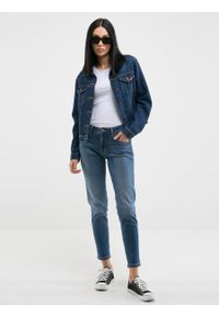 Big-Star - Spodnie jeans damskie Maggie 356. Okazja: na co dzień. Kolor: niebieski. Styl: casual, klasyczny #6
