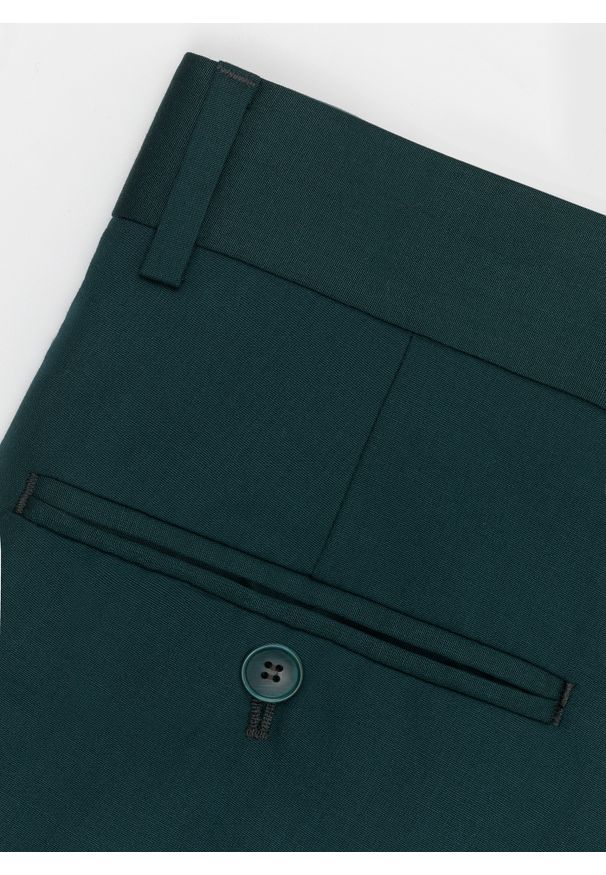 Pako Lorente - PAKO LORENTE – Spodnie męskie garniturowe P21WF-6G-078-Z. Materiał: poliester, wiskoza. Wzór: gładki. Styl: elegancki