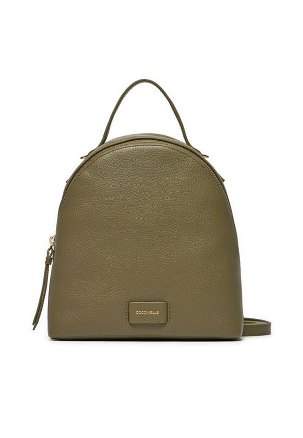 Coccinelle Plecak Q1F Coccinellevoile E5 Q1F 54 01 01 Khaki. Kolor: brązowy. Materiał: skóra