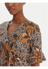 Weekend Max Mara Sukienka codzienna Fuoco 2615621072 Granatowy Regular Fit. Okazja: na co dzień. Kolor: niebieski. Materiał: bawełna. Typ sukienki: proste. Styl: casual #4