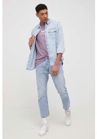 Lee - LEE LOGO LOOSE TEE WASHED PURPLE L69NFQTZ 112144375 #5