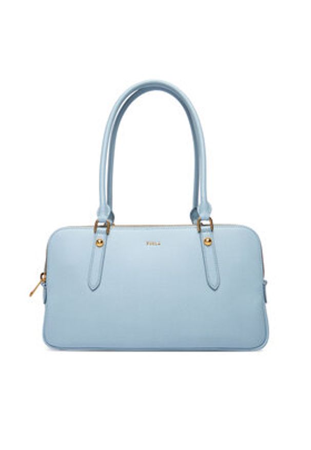 Furla Torebka Giulia M WB01871 BX0460 CN CDZ00 Błękitny. Kolor: niebieski. Materiał: skórzane, zamszowe