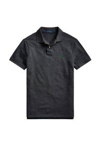Polo Ralph Lauren Polo 710795080008 Szary Slim Fit. Typ kołnierza: polo. Kolor: szary. Materiał: bawełna #2