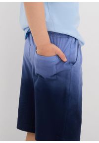 bonprix - Bermudy dresowe z czystej bawełny (2 pary). Kolor: niebieski. Materiał: dresówka, bawełna #3