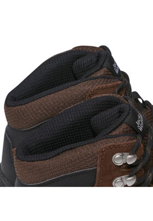 Jack Wolfskin Trekkingi Refugio Texapore Mid M 4049841 Brązowy. Kolor: brązowy. Materiał: zamsz, skóra. Sport: turystyka piesza