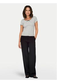 only - ONLY Spodnie materiałowe Kayle 15324532 Czarny Straight Fit. Kolor: czarny. Materiał: syntetyk #6