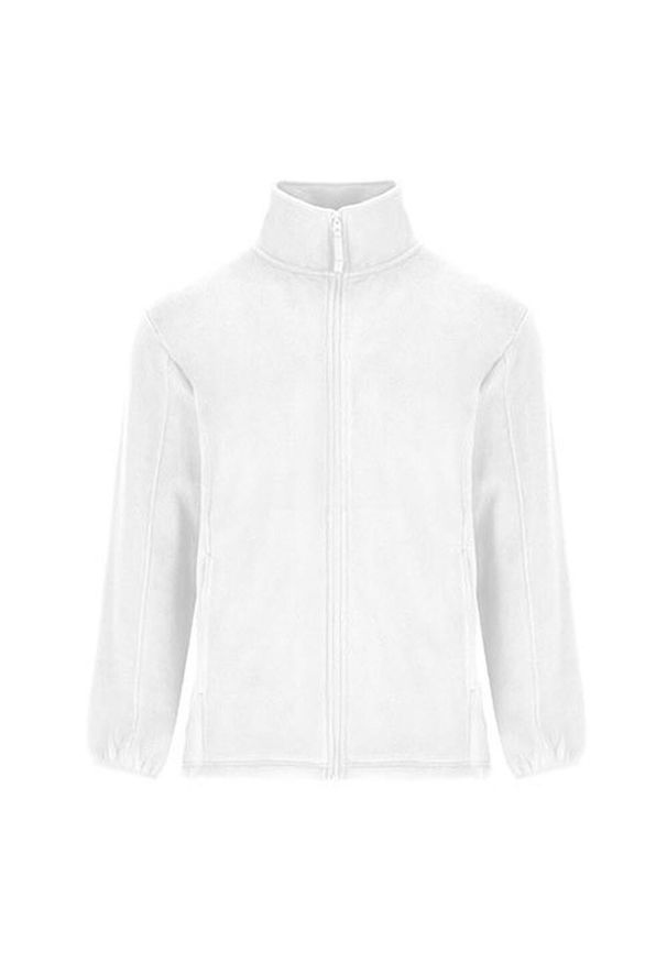 ROLY - Męska Bluza Polarowa. Kolor: biały. Materiał: polar. Sezon: zima. Styl: sportowy