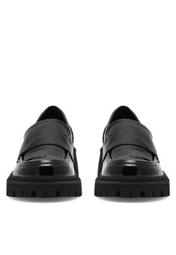DeeZee Loafersy H101201-01 Czarny. Kolor: czarny. Materiał: syntetyk