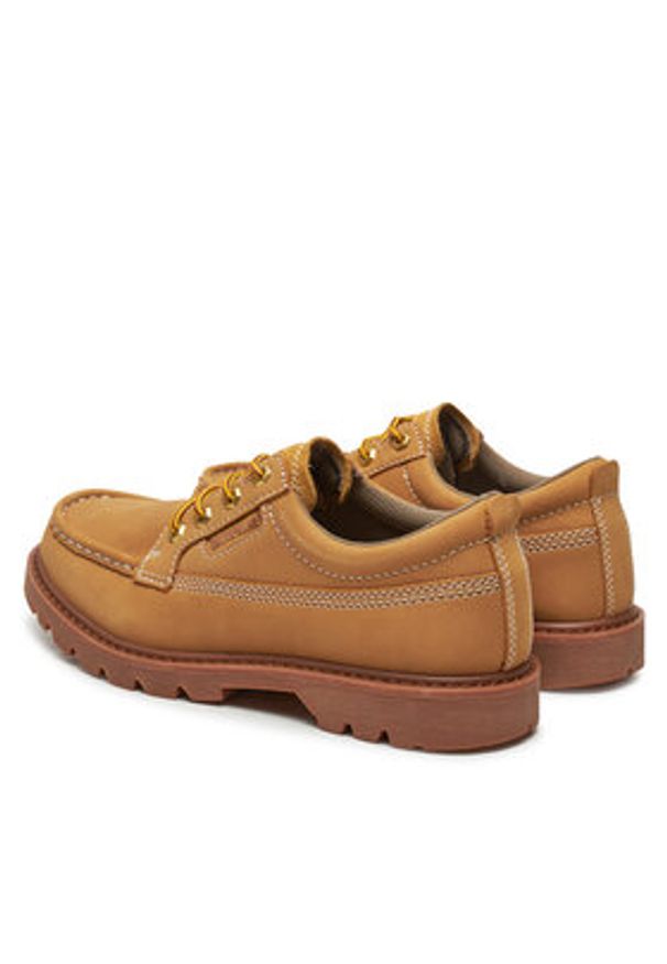 CAT Footwear Półbuty Colorado Moc Toe Low P726123 Żółty. Kolor: żółty. Materiał: skóra