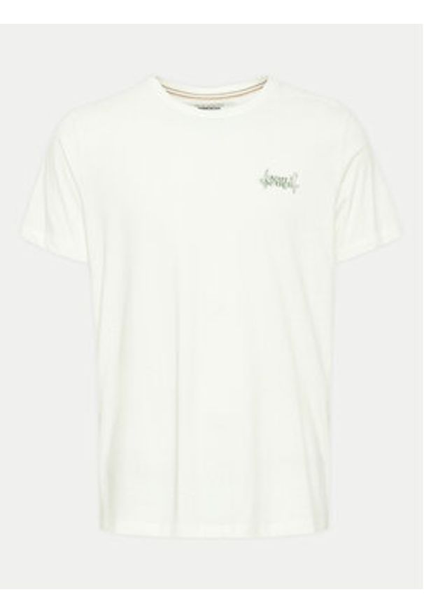 Blend T-Shirt 20716513 Biały Regular Fit. Kolor: biały. Materiał: bawełna