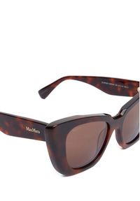 Max Mara Okulary przeciwsłoneczne Glimpse5 MM0099 52E Brązowy. Kolor: brązowy