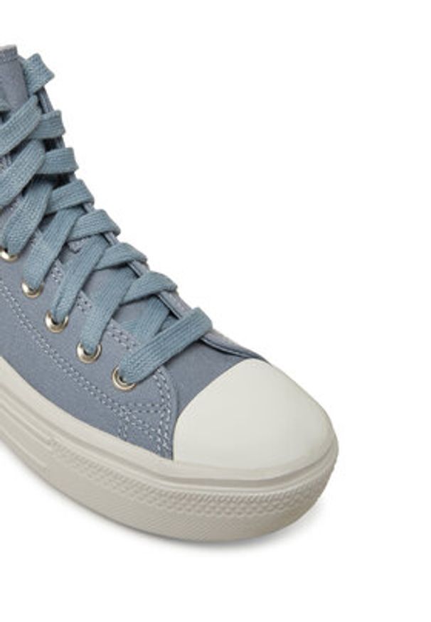 Converse Trampki Chuck Taylor All Star Move Platform Rose A12571C Szary. Kolor: szary. Materiał: materiał. Obcas: na platformie