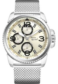 Zegarek Pierre Ricaud Zegarek męski Pierre Ricaud P60026.515VQF-SET srebrny. Kolor: srebrny #1