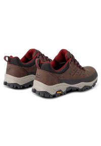 Regatta - Buty damskie trekkingowe niskie z membraną Blake Vibram. Kolor: brązowy. Materiał: syntetyk, skóra. Szerokość cholewki: normalna. Styl: sportowy