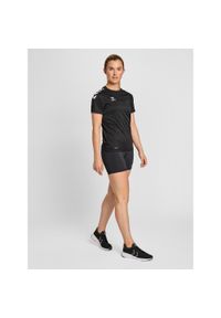 Koszulka sportowa z krótkim rękawem damska Hummel Core XK Poly T-Shirt S/S Woman. Kolor: czarny. Długość rękawa: krótki rękaw. Długość: krótkie. Sport: fitness