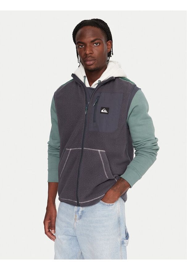 Quiksilver Kamizelka Clean Coast EQYPF03067 Granatowy Regular Fit. Kolor: niebieski. Materiał: syntetyk